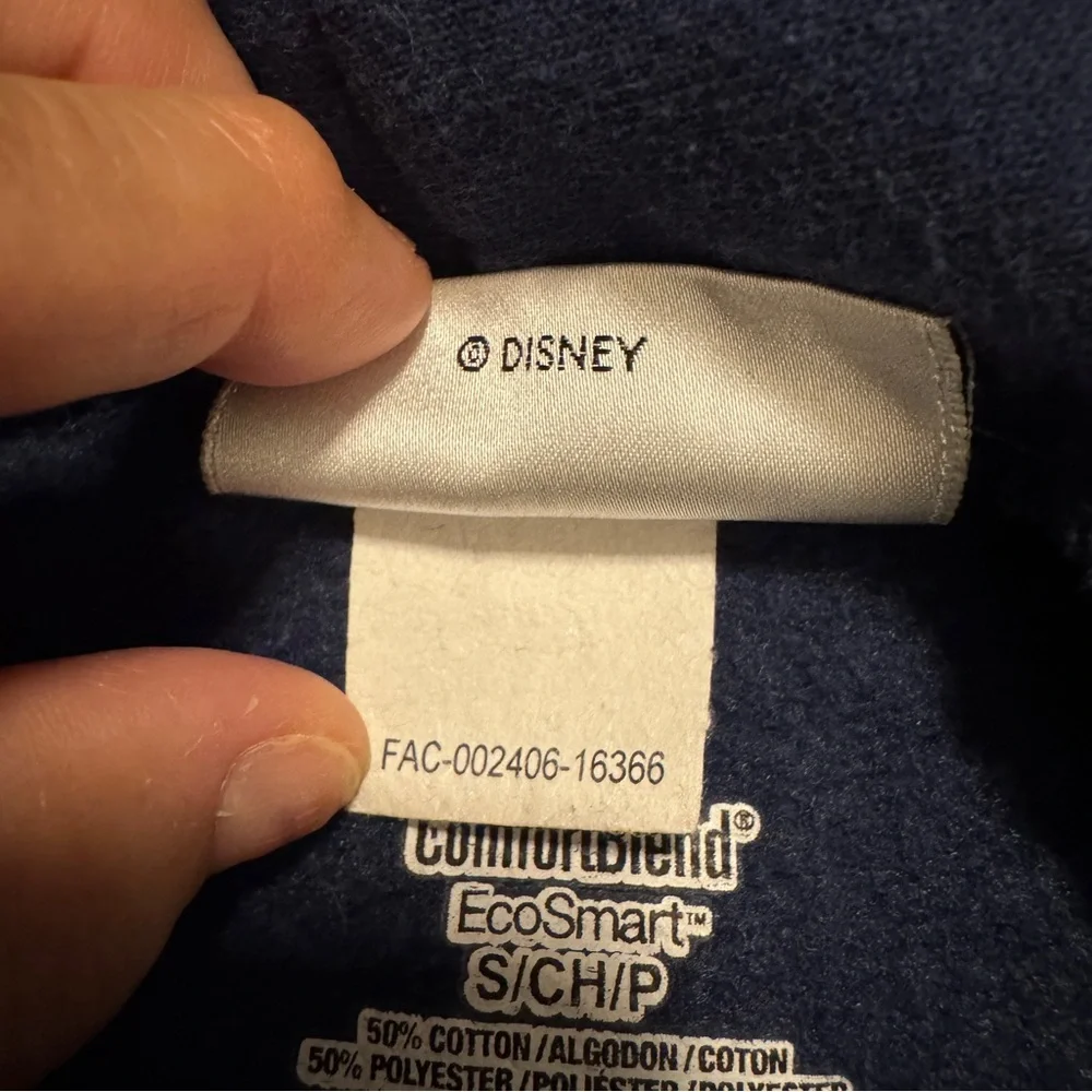 Disneyland Mickey Mouse Hoodie Navy Disney Parks- Small - Picture 5 of 9